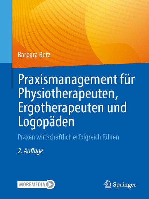 Cover image for Praxismanagement für Physiotherapeuten, Ergotherapeuten und Logopäden